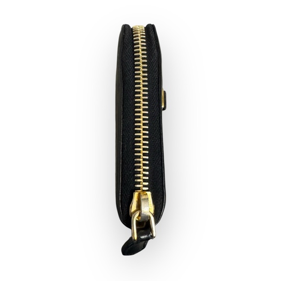 PRADA Bow Saffiano Leather Long Zip Wallet w/ Authenticity Card and Receipt - Picture 10 of 16